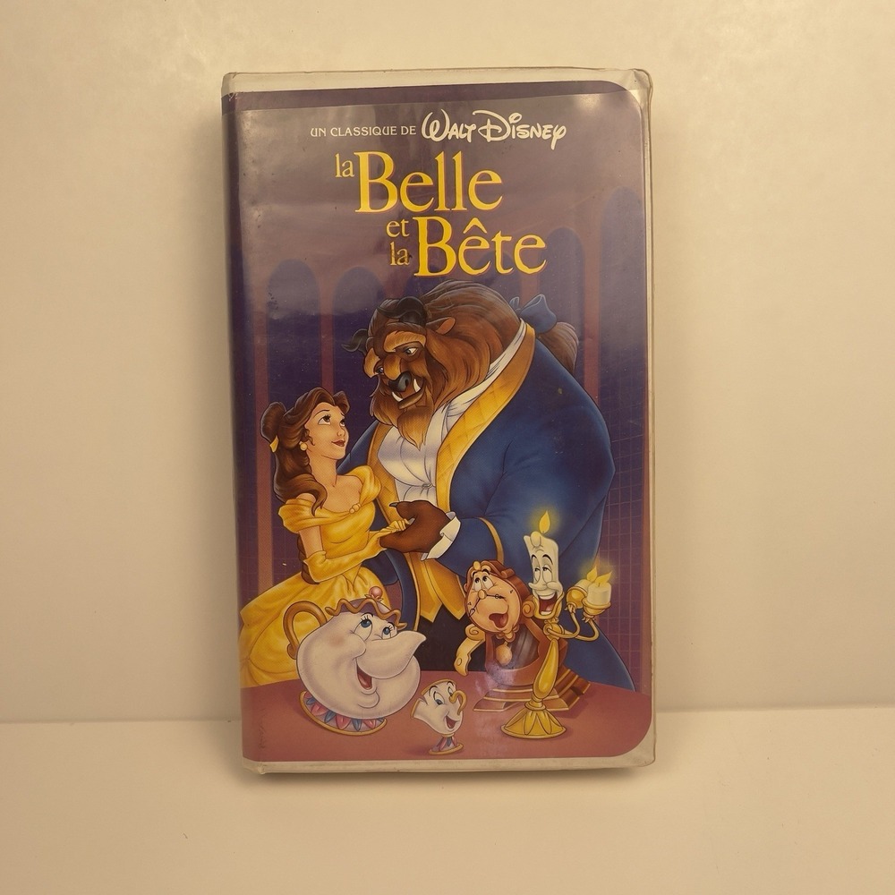 LA BELLE et la BETE VHS UN CLASSIQUE DE WALT DISNEY - VHS French Francaise